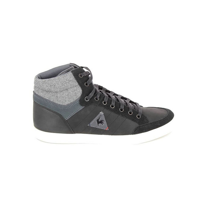 Le Coq Sportif Portalet Mid Noir - Chaussures Basket Montante Homme